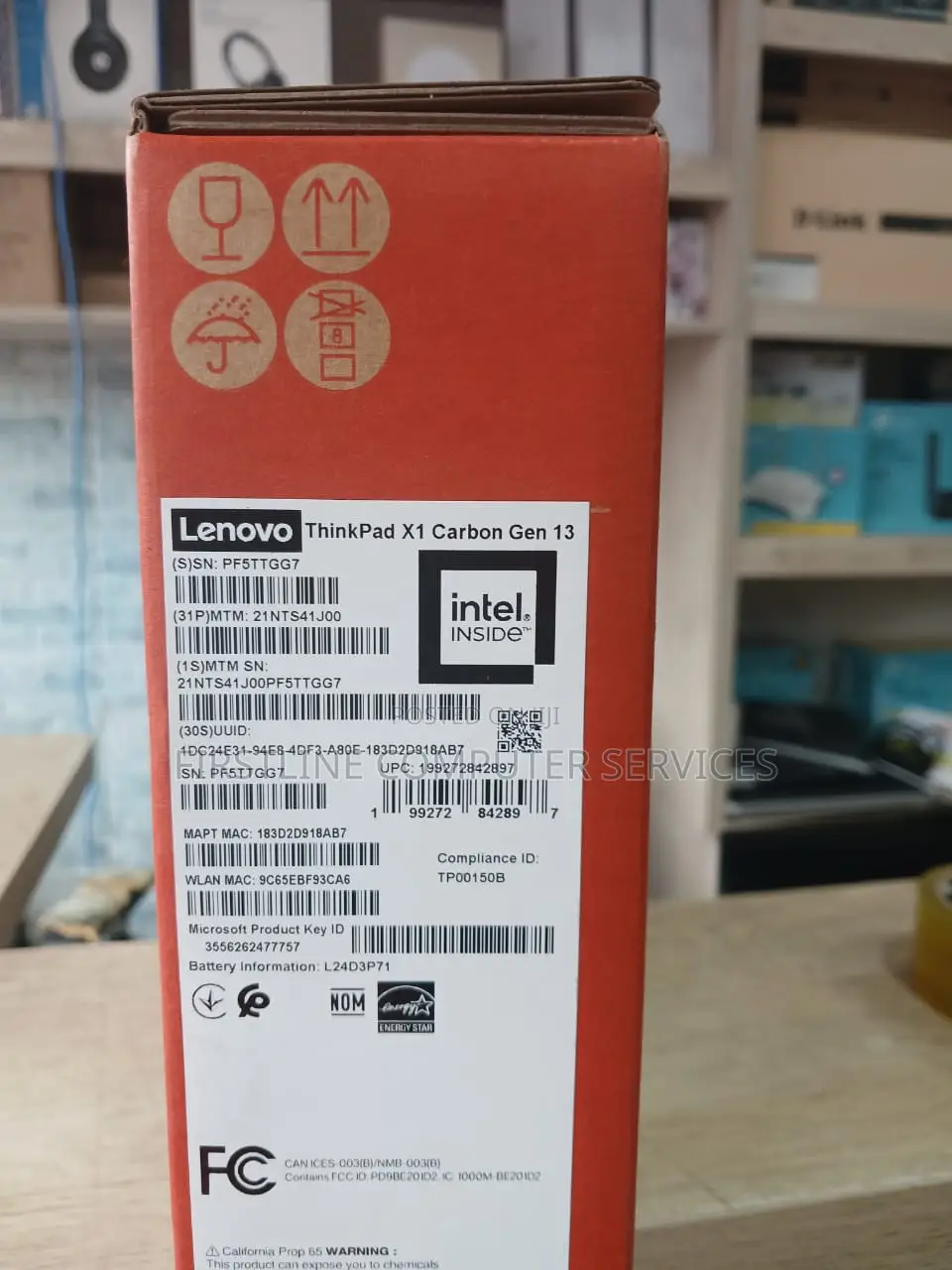 New Laptop Lenovo ThinkPad X1 Carbon 32GB Intel Core Ultra 7 SSD 1T