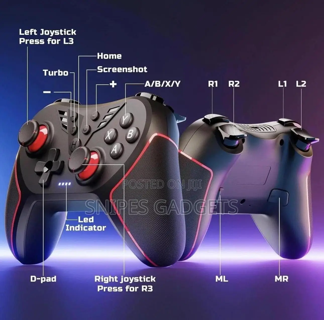 RivalPlay Wireless PC Game Controller 2.4G