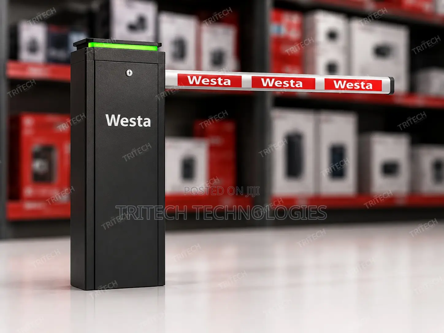 WST-Bb620s- Straight 6m 6m Telescopic Straight Barrier Arm Westa Arm