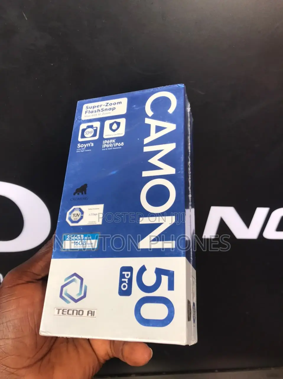 New Tecno Camon 50 Pro 256 GB Black