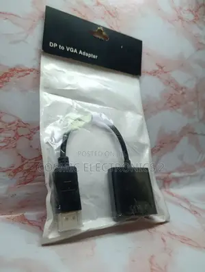 Portable DisplayPort to VGA Adapter Converter