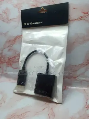 Portable DisplayPort to VGA Adapter Converter