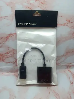 Portable DisplayPort to VGA Adapter Converter