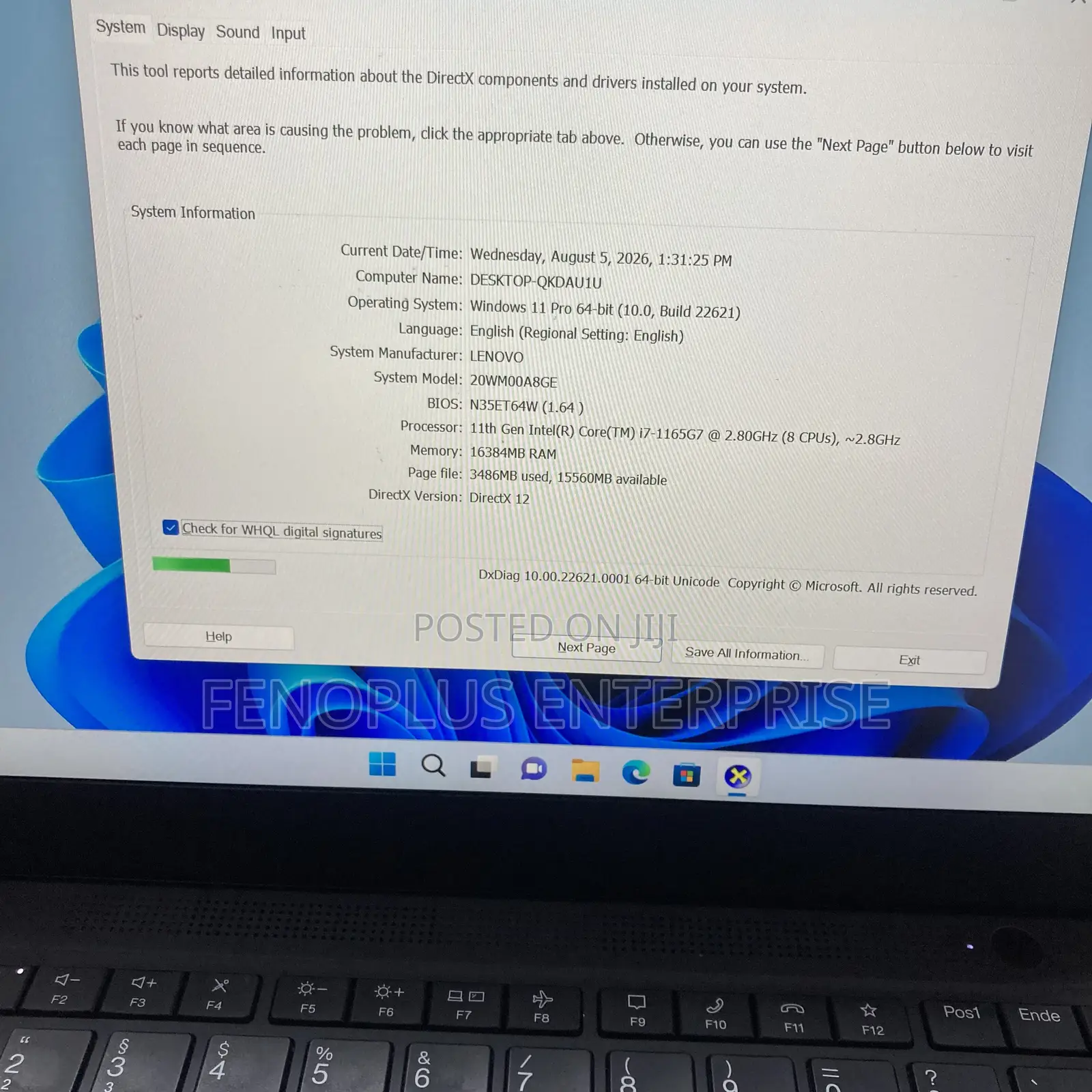 Laptop Lenovo ThinkPad T14s Gen 2 16GB Intel Core i7 SSD 512GB