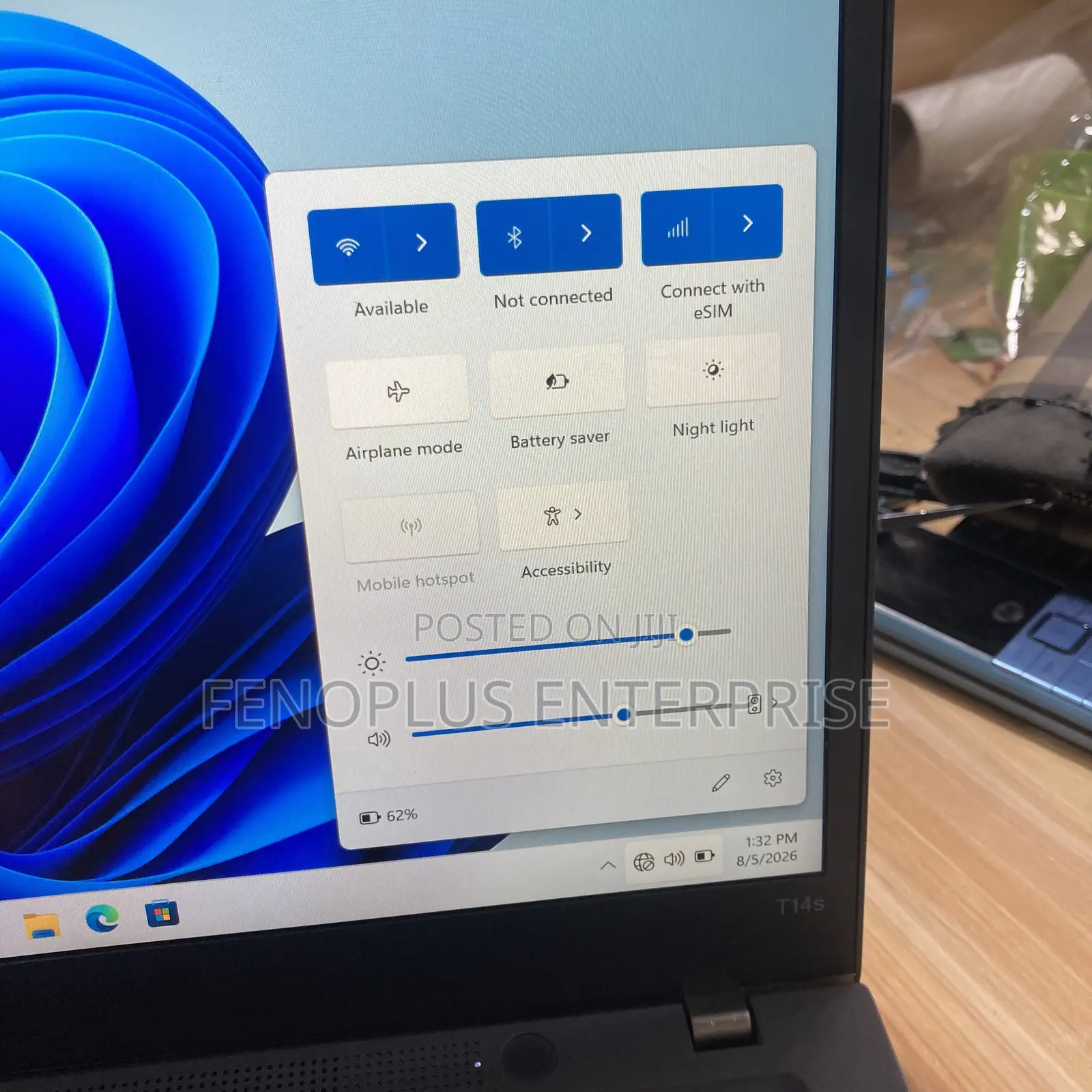 Laptop Lenovo ThinkPad T14s Gen 2 16GB Intel Core i7 SSD 512GB