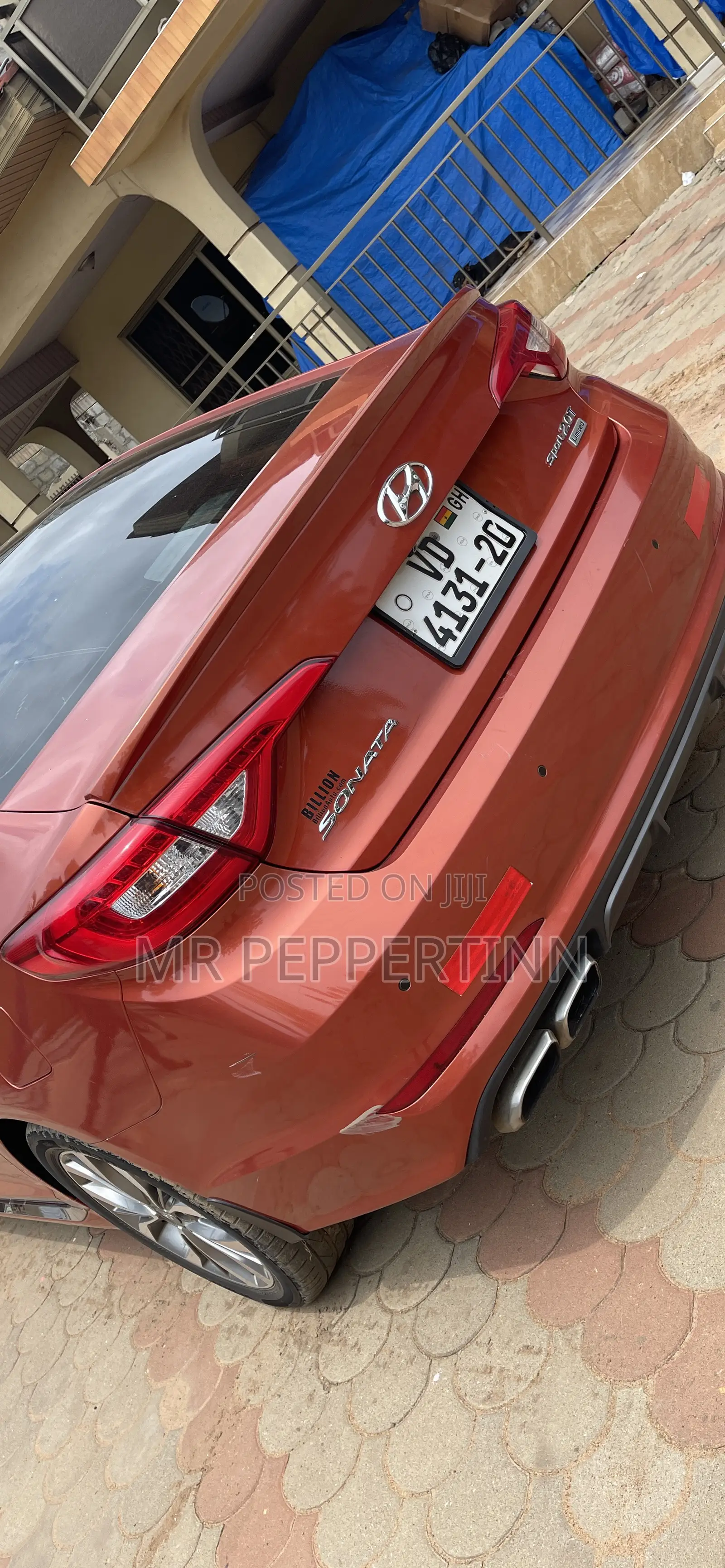 Hyundai Sonata Sport 2.0T Sedan FWD (2.0L 4cyl 6A) 2017 Orange