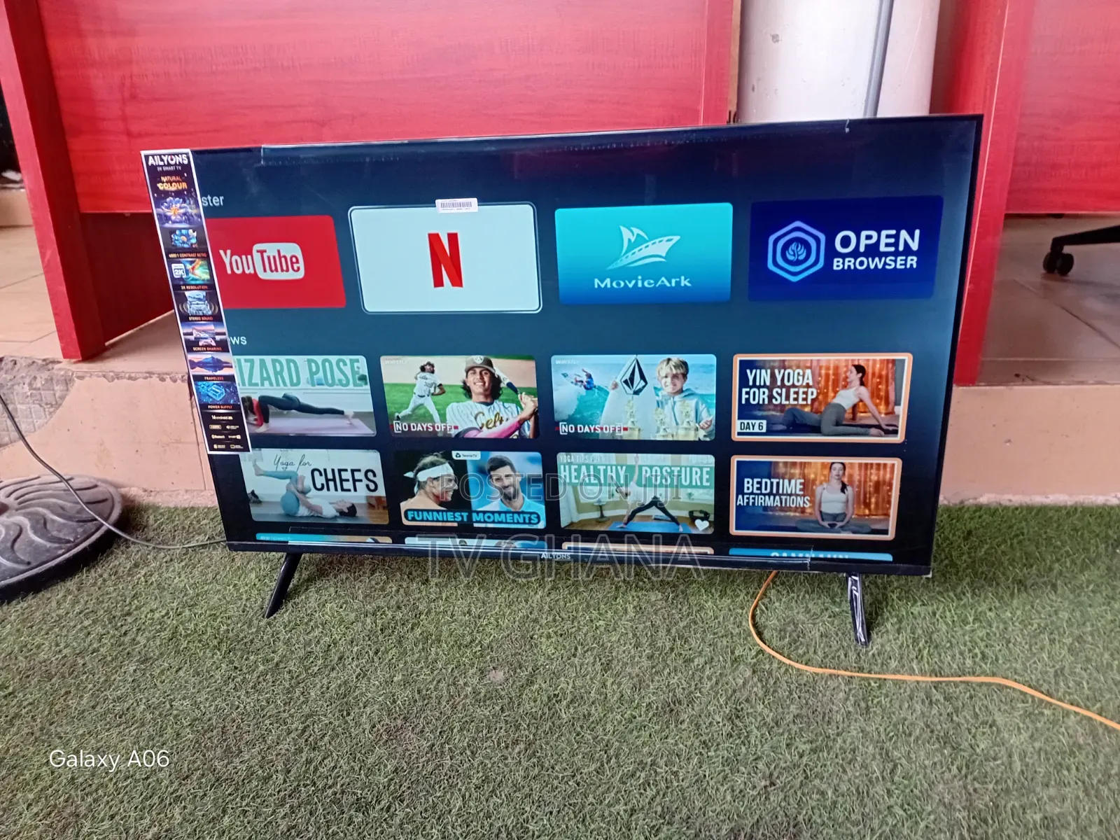 Ailyons 43" Smart Television With Netflix YouTube Support43