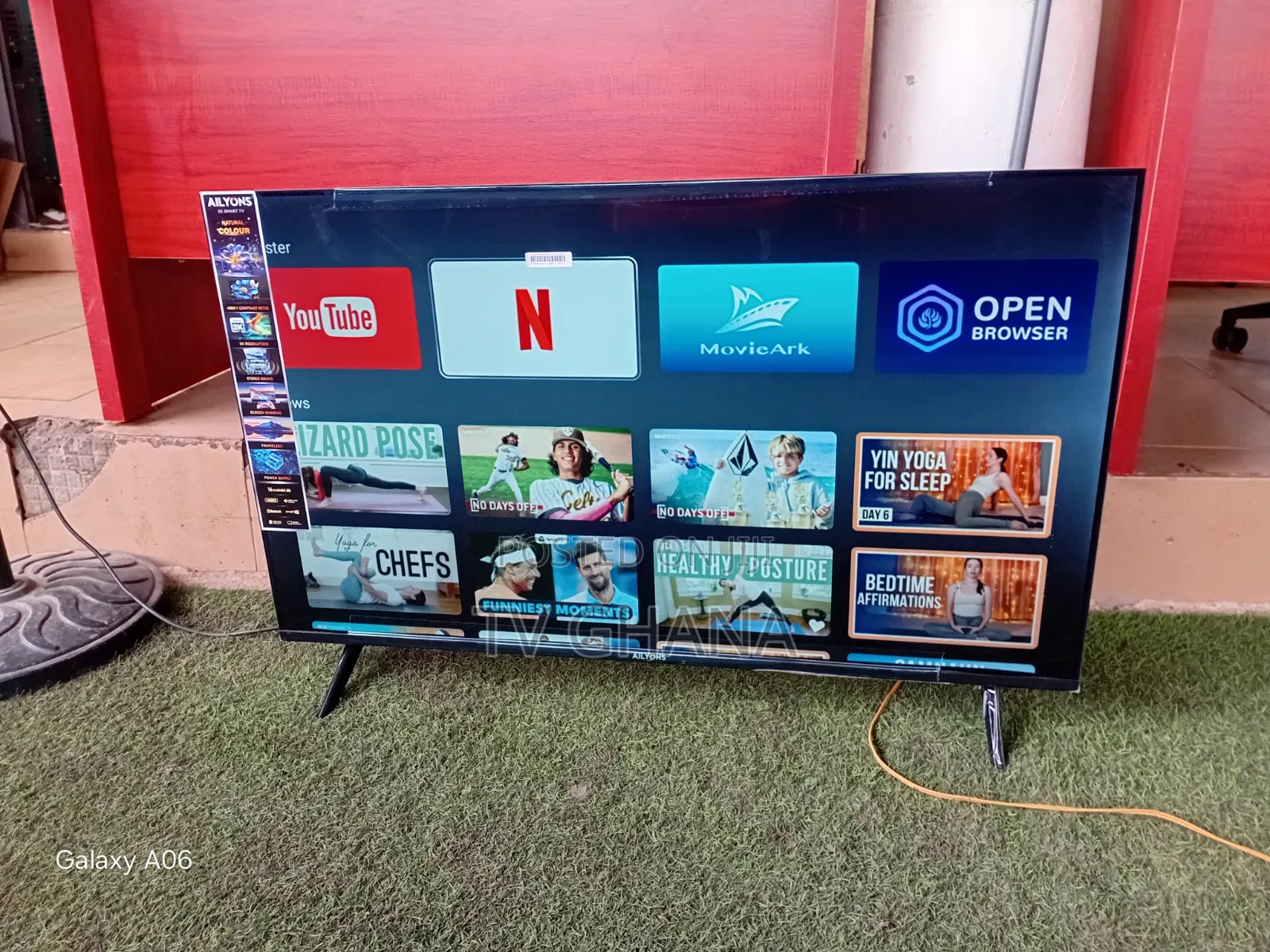 Ailyons 43" Smart Television With Netflix YouTube Support43