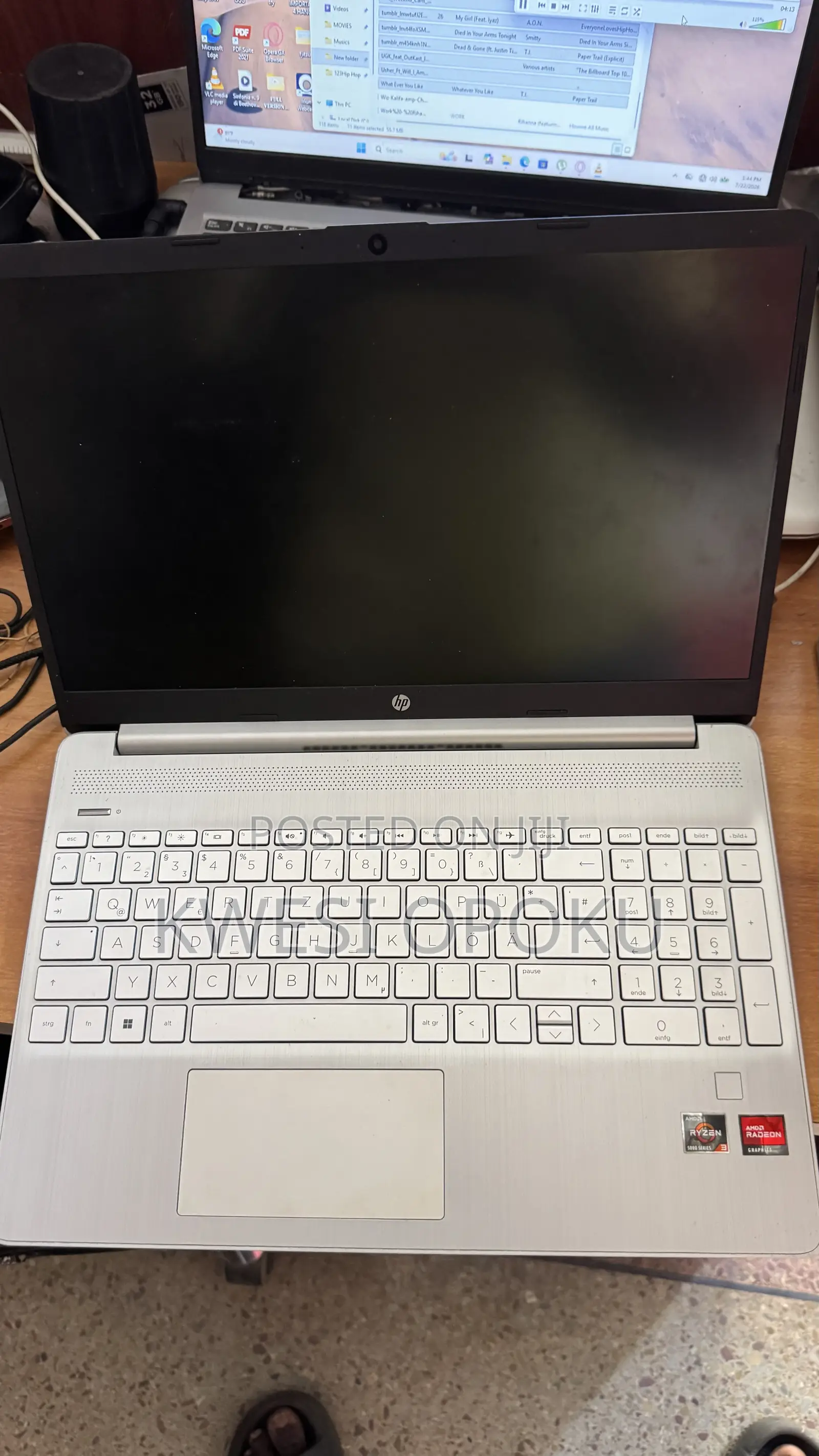 Laptop HP 15s 8GB AMD Ryzen 3 SSD 512GB