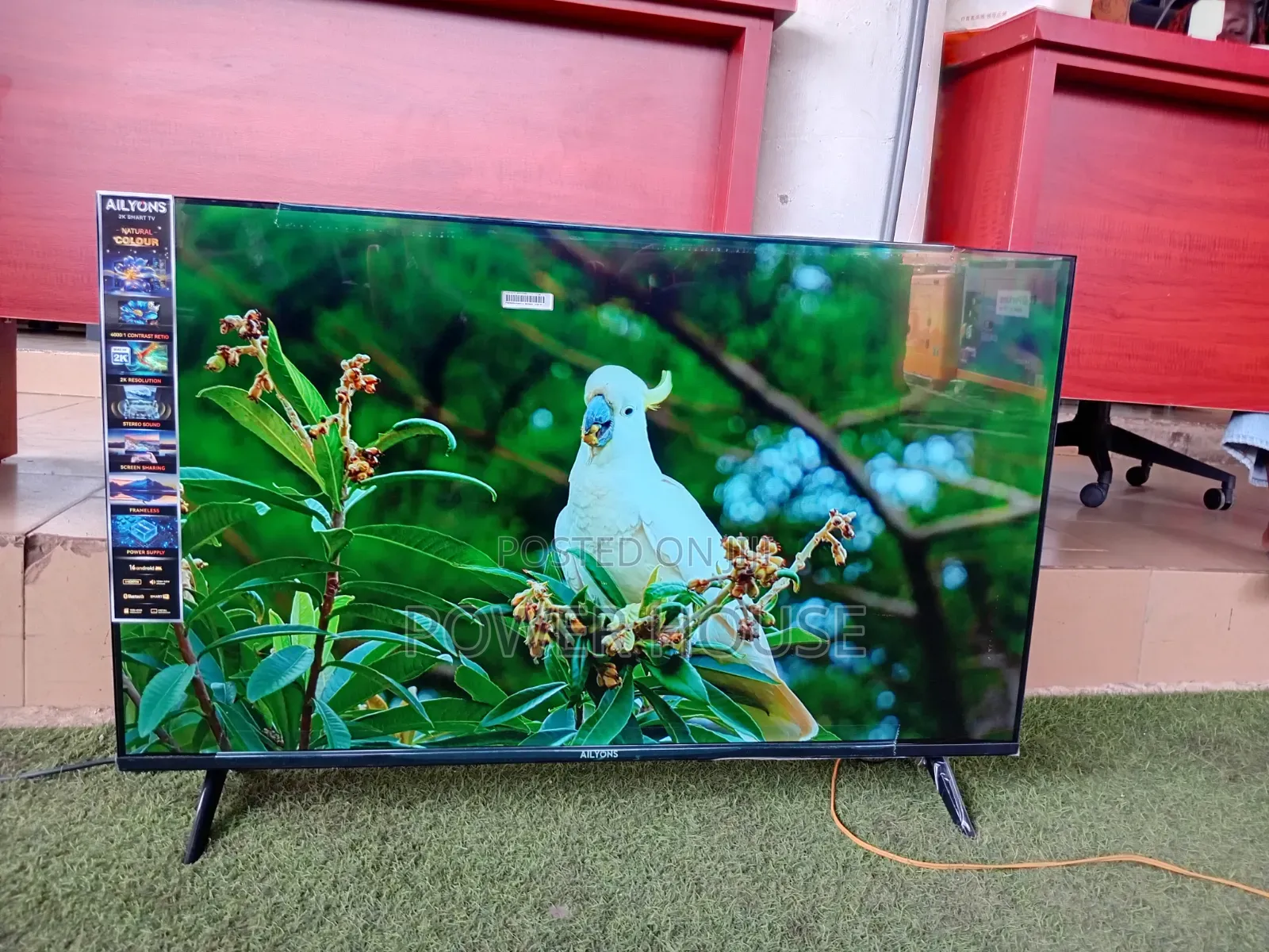 Alison 43 Inch TV – Premium Big Screen Viewing for Movies, Sports