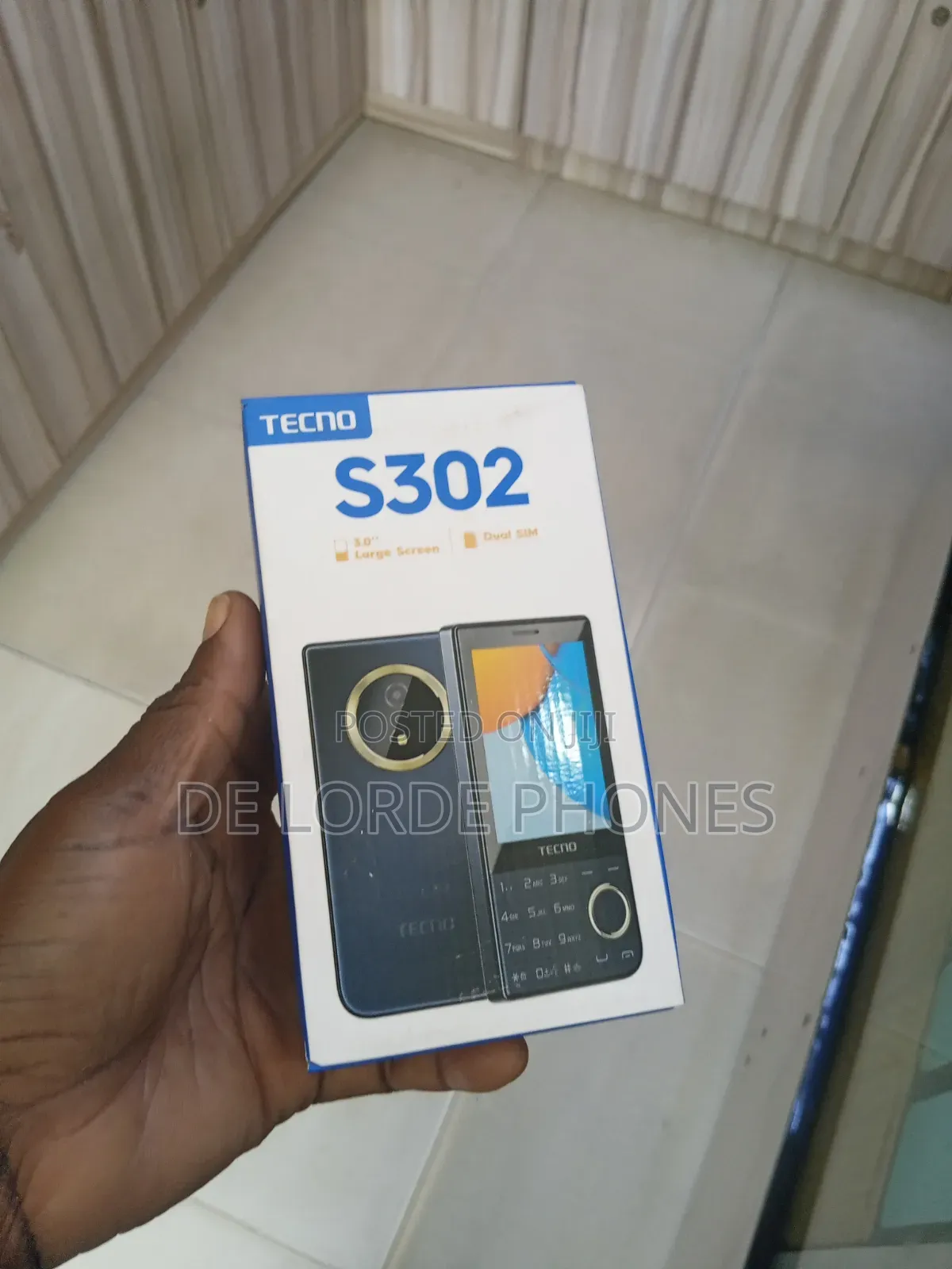 New Tecno S302 Black