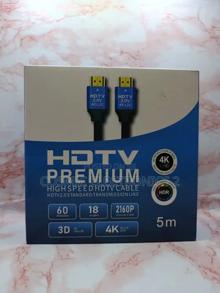 Premium High-Speed HDTV Cable 5M