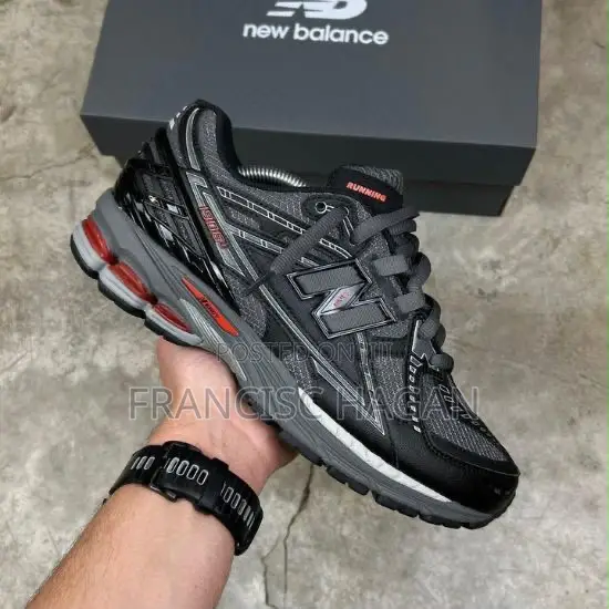 New Balance 1906R Black Grey Red Sneakers | Unisex Running Shoes