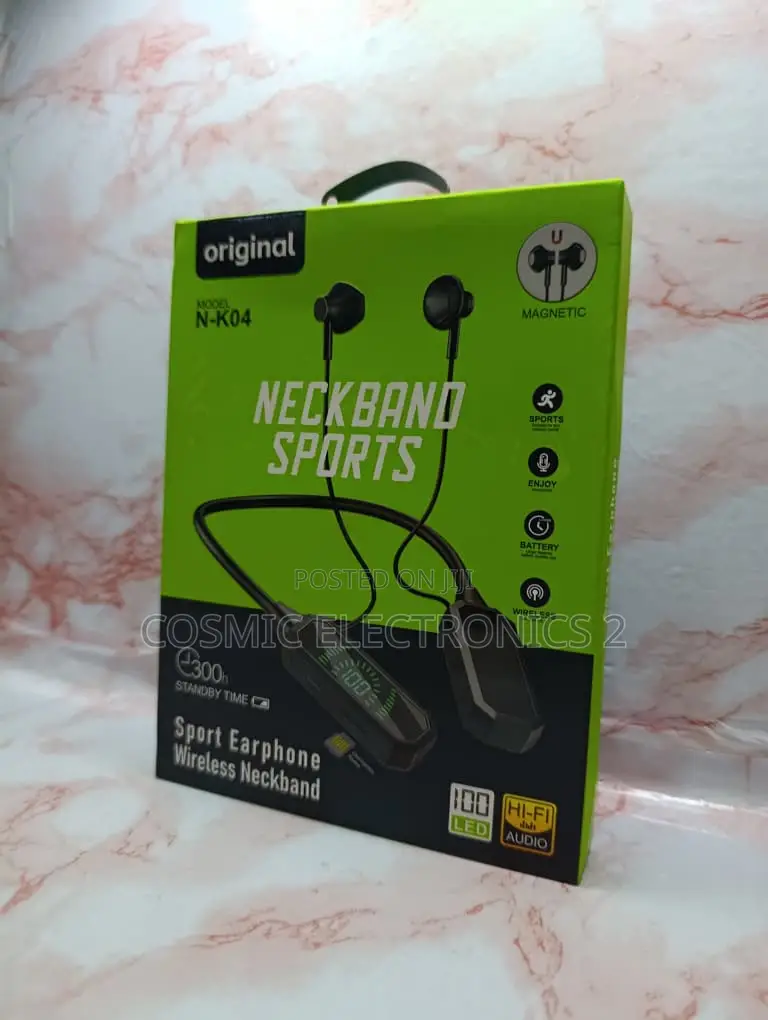 Original N- Durable Wireless Neckband Earphones