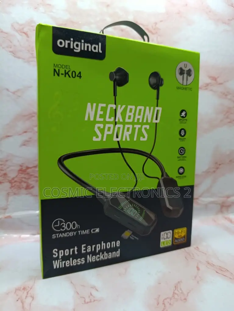Original N- Durable Wireless Neckband Earphones