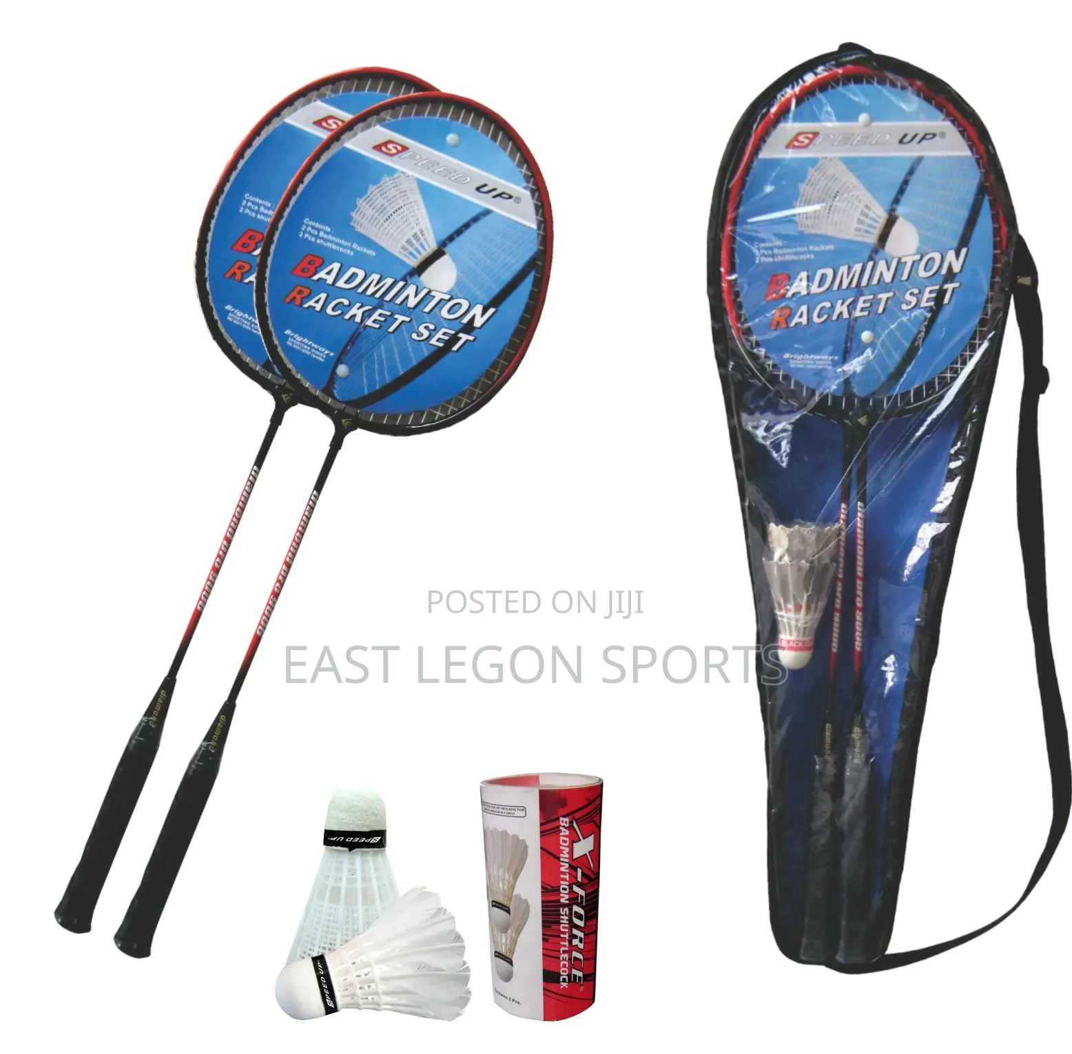 Badminton Racket Set of 2 With Bag N Cup Shuttie