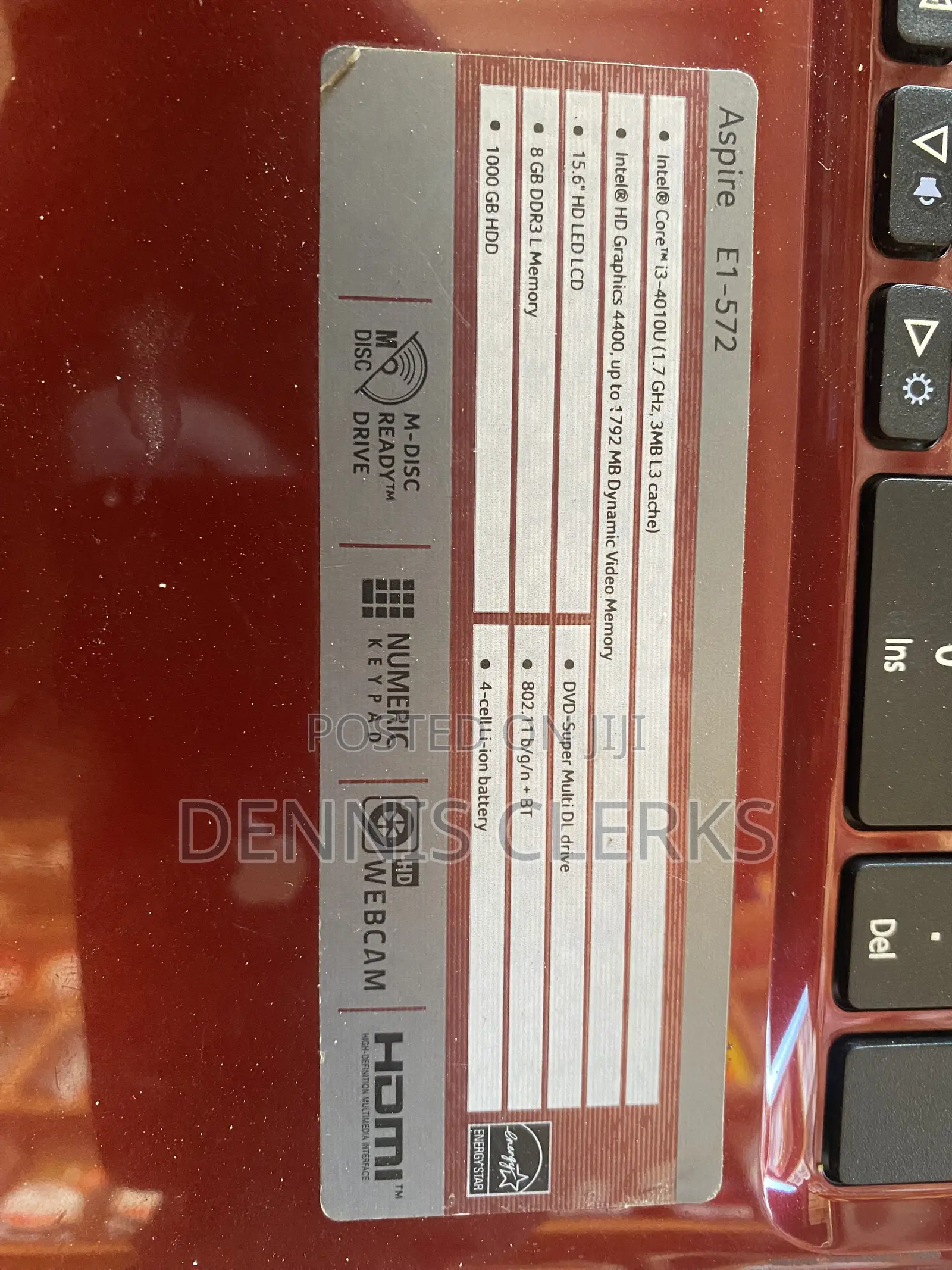Laptop Acer Aspire E1-572G 8GB Intel Core i3 SSD 128GB