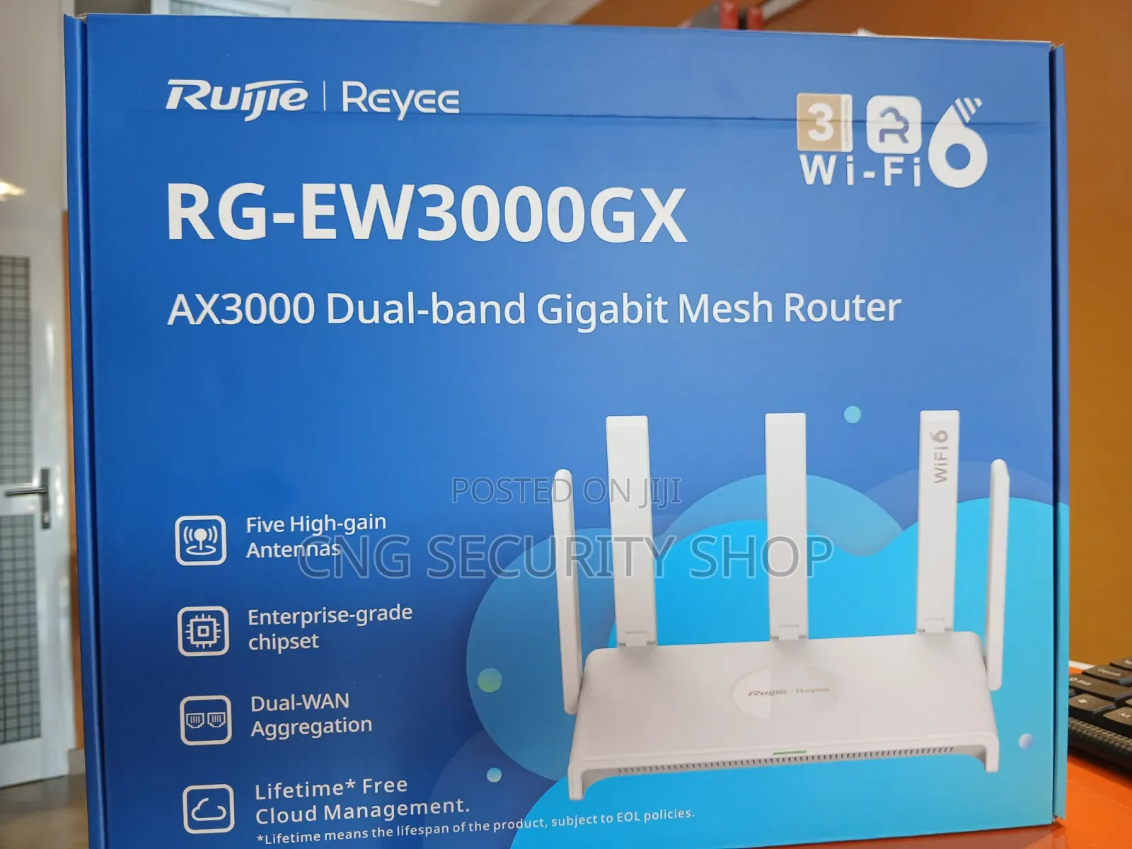 AX3000 Dual-Band Gigabit Mesh Router RG-EW3000GX