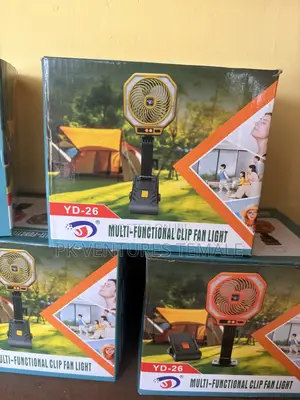 Rechargeable Mini Fan With Light