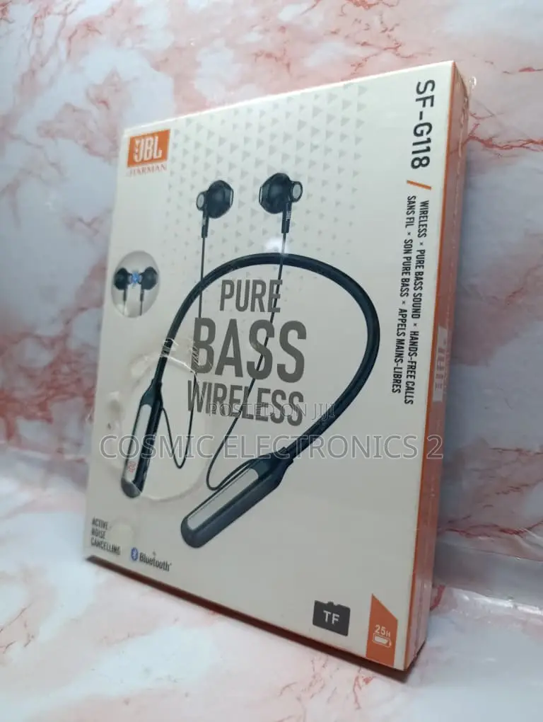 JBL SF-G118 Noise-Cancelling Neckband Earbuds
