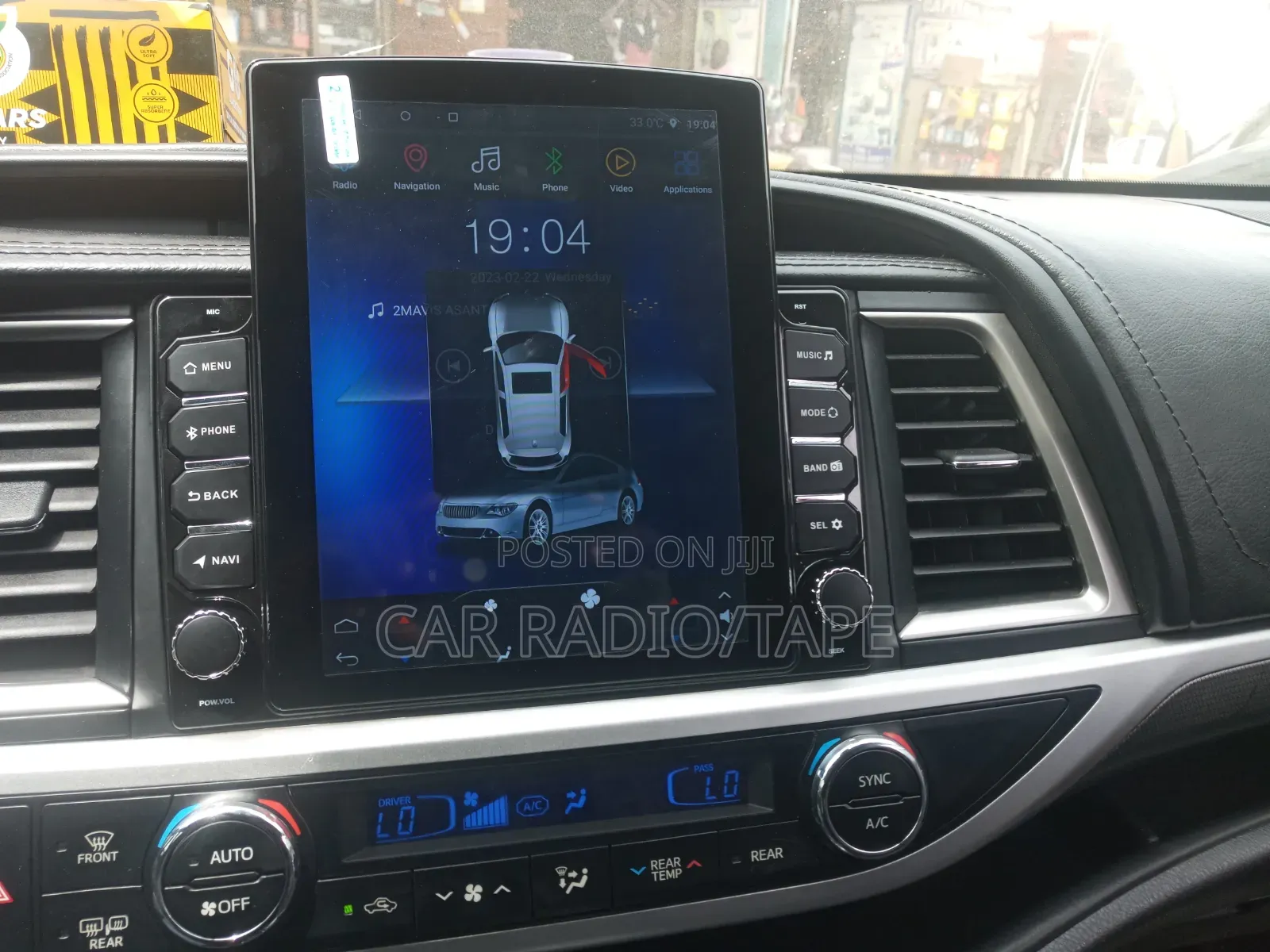Toyota Highlander 2014-2018 Radio Android GPS HD Player
