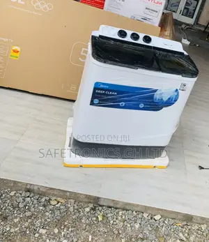 Exclusive Sleek Midea 7.0kg Semi Auto Washing Machine MF100W70/W-GH