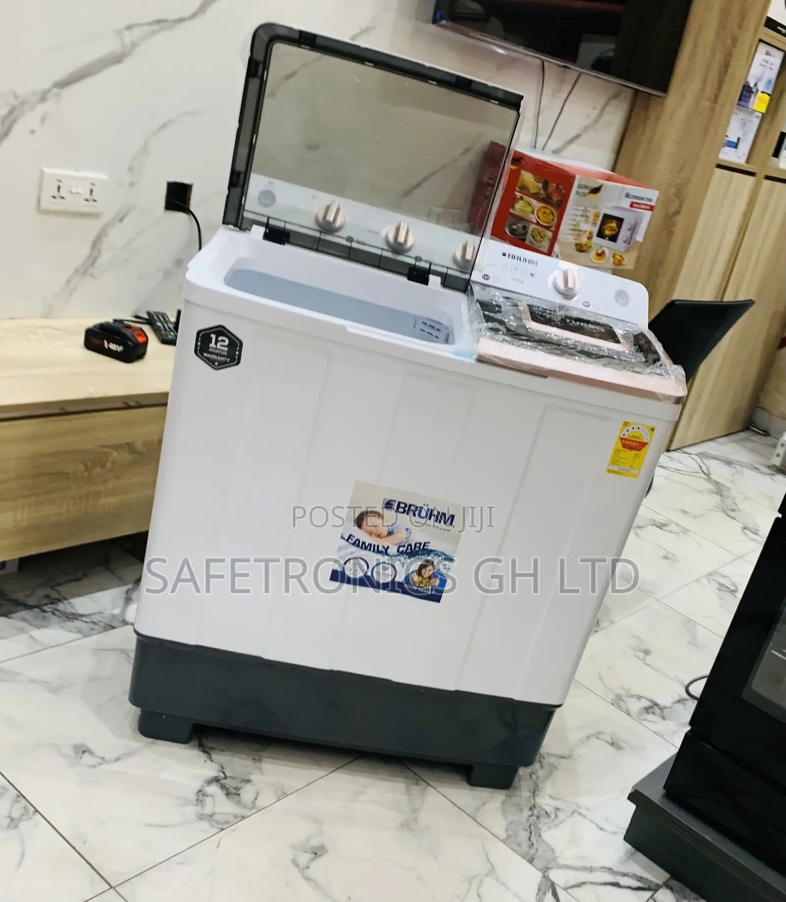 Perfect New Bruhm 12kg Twin Tub Semi Automatic BWT-120H