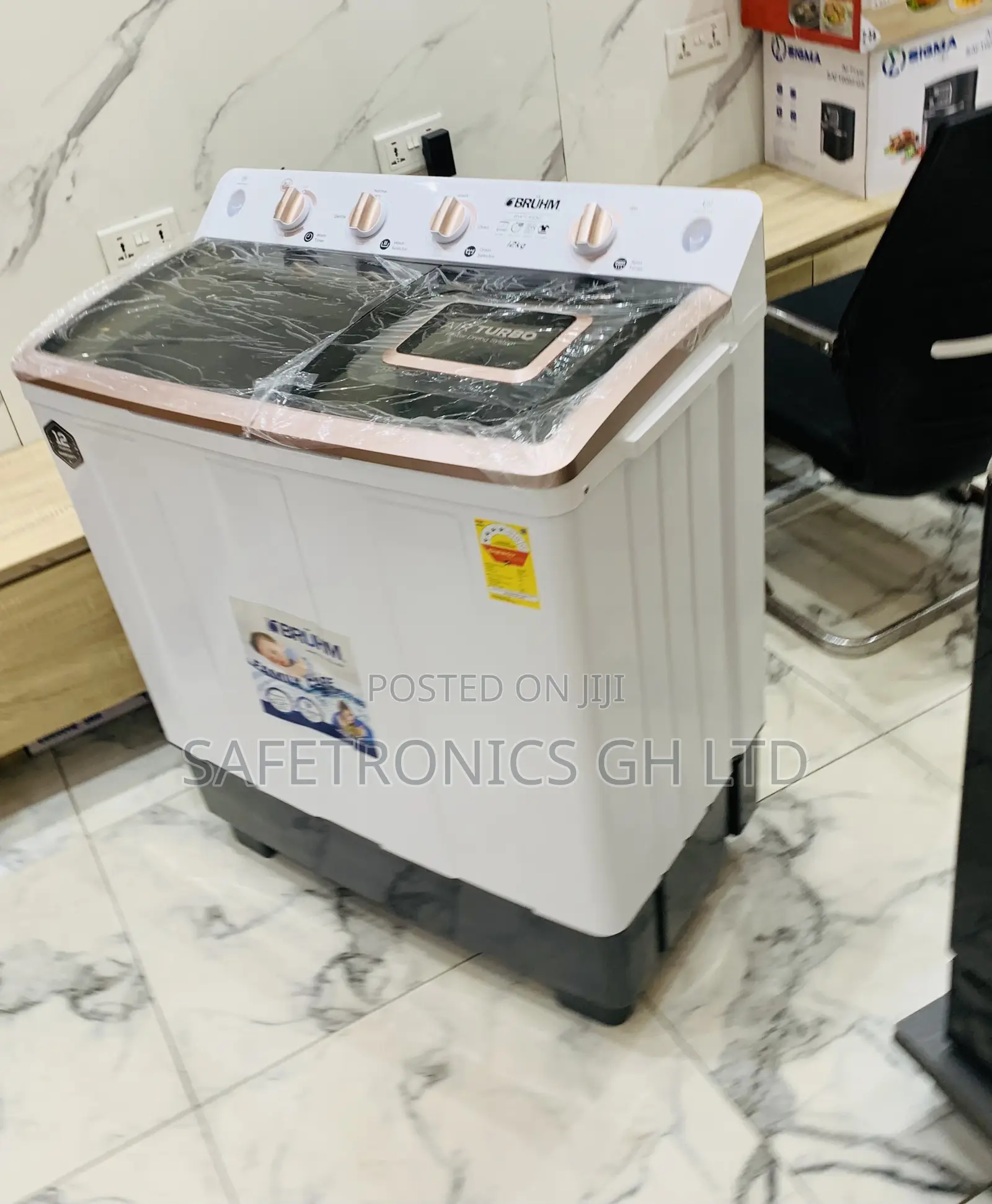 Order Perfect Bruhm 12kg Twin Tub Semi Automatic BWT-120H