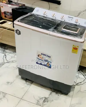 Just Order Bruhm 12kg Twin Tub Semi Automatic BWT-120H