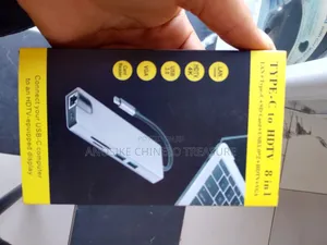 Type-C 8-in-1 Hub | HDMI + VGA + LAN + USB 3.0 + SD