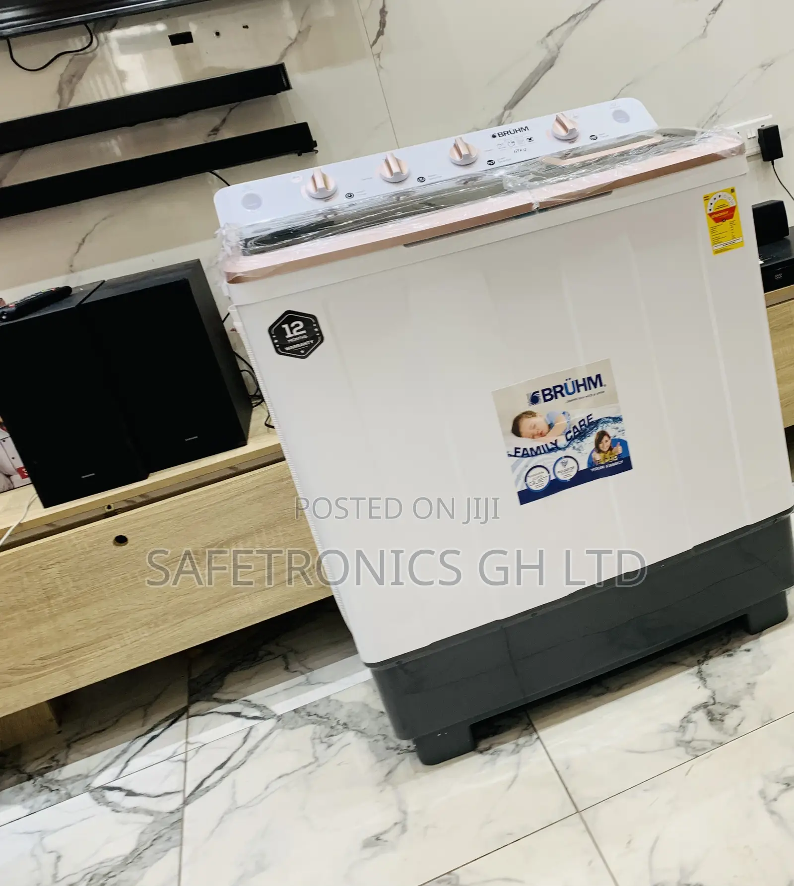 Super Best Bruhm 12kg Twin Tub Semi Automatic BWT-120H