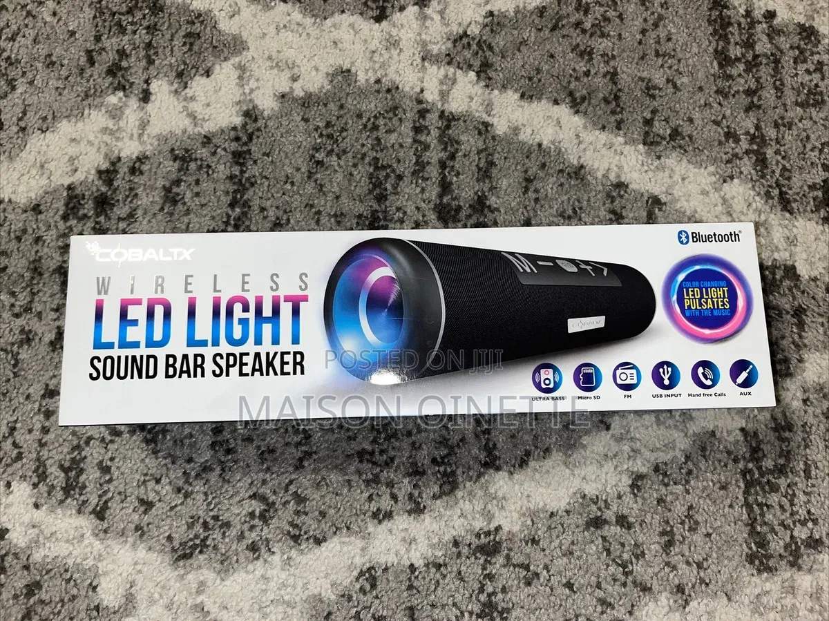 Wireless Led Light Sound Bar Speaker