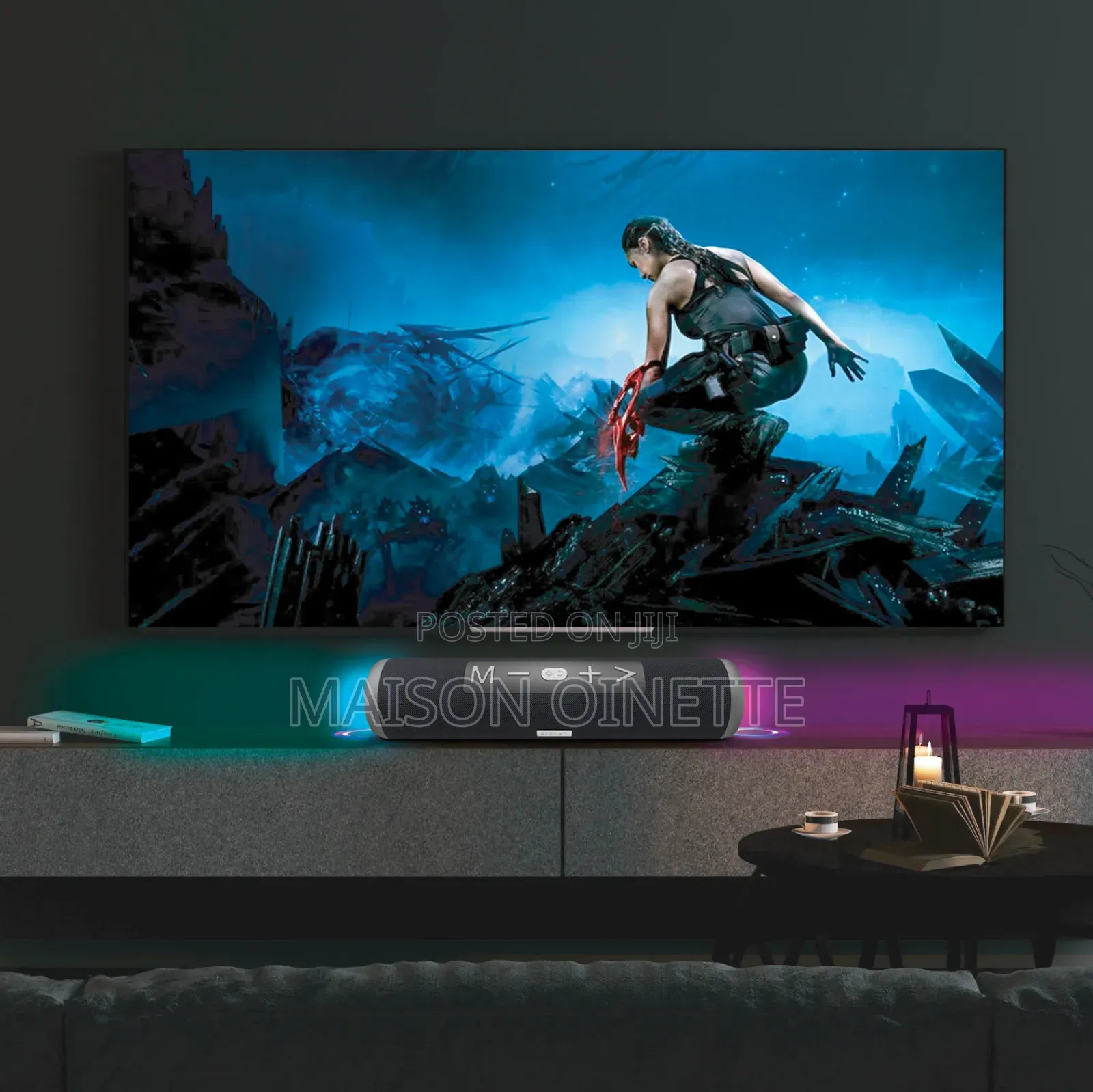Wireless Led Light Sound Bar Speaker