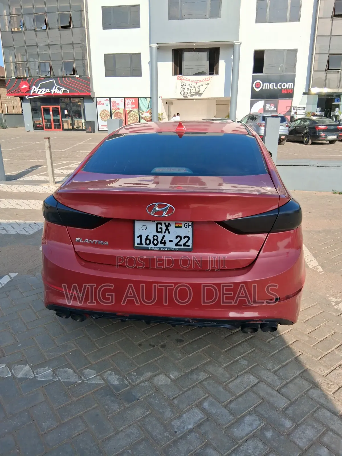 Hyundai Elantra 2017 Red