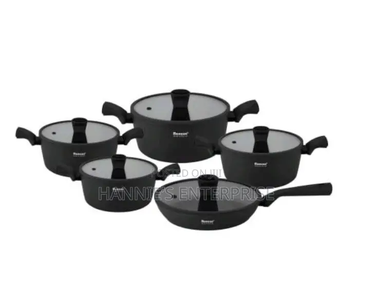 5-Piece Granite Non-Stick Cookware