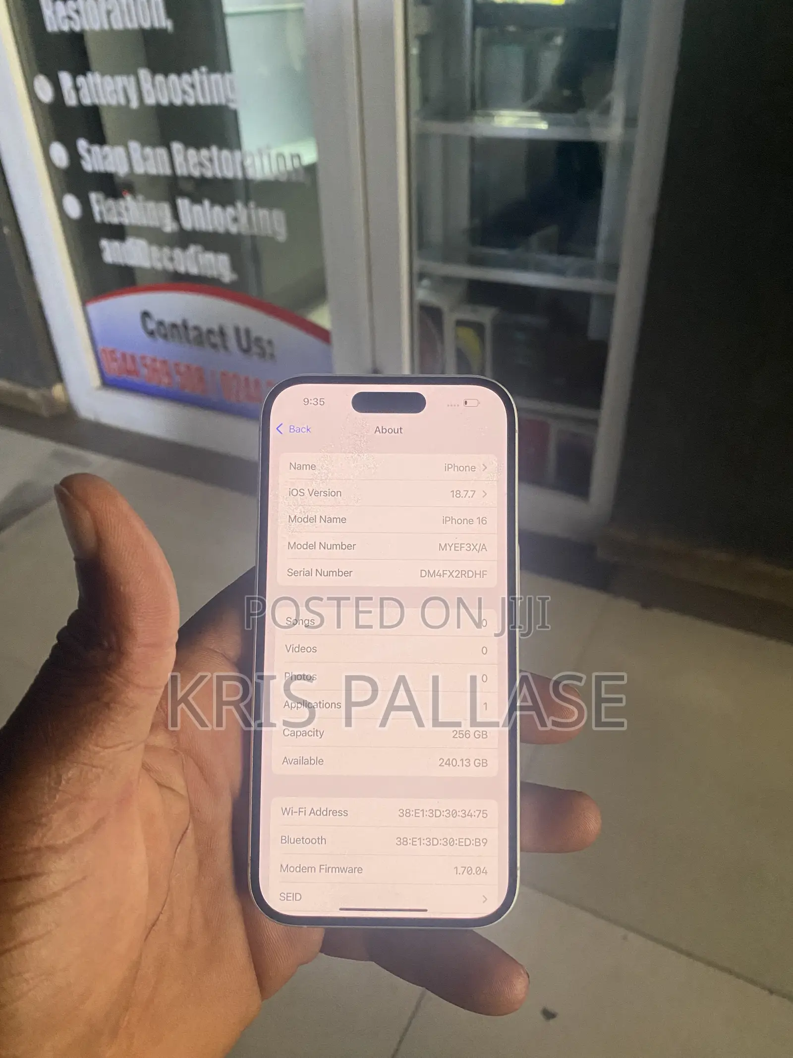 Apple iPhone 16 256 GB White