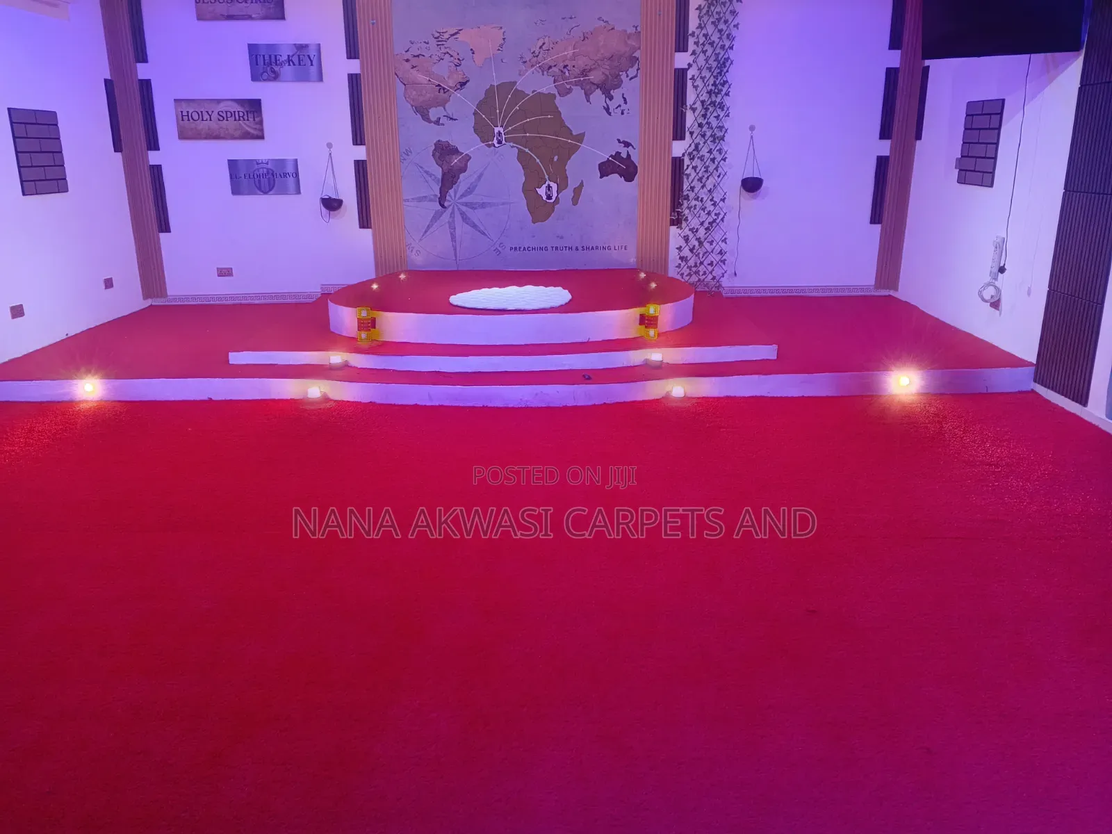 Quality Red Carpet for Pulpit