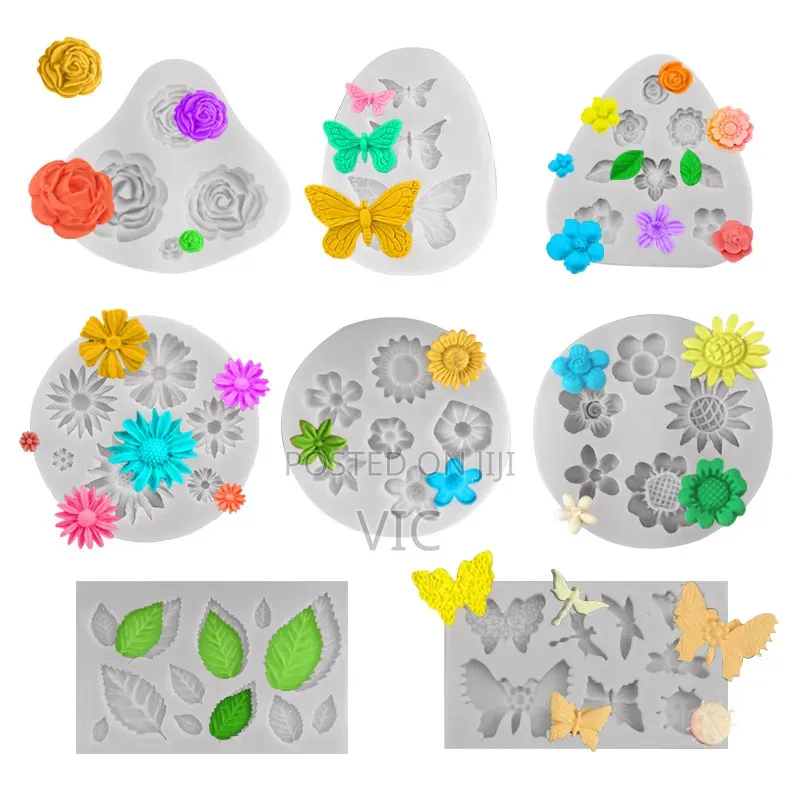 Silicon Chocolate Fondant Resin Molds