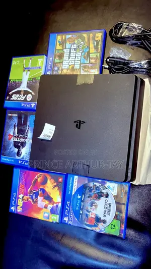 Ps4 Slim 1tb With 5 Solid Cd Games Non Jailbreak