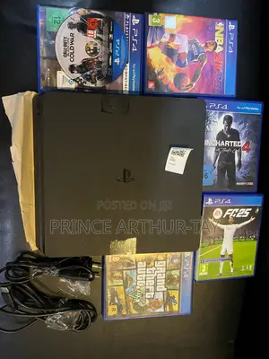 Ps4 Slim 1tb With 5 Solid Cd Games Non Jailbreak