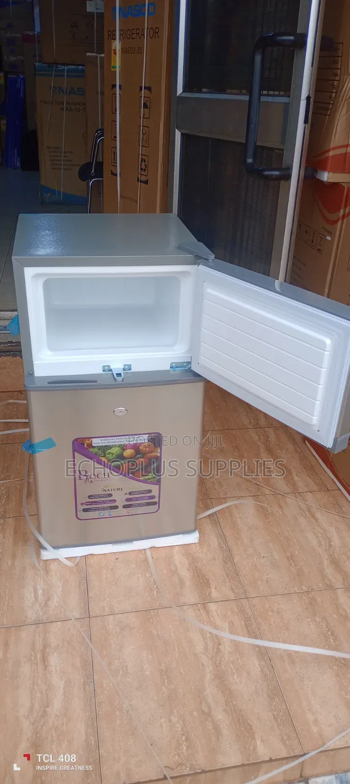 Roch Table Top 2 Door Fridge/80 Liters