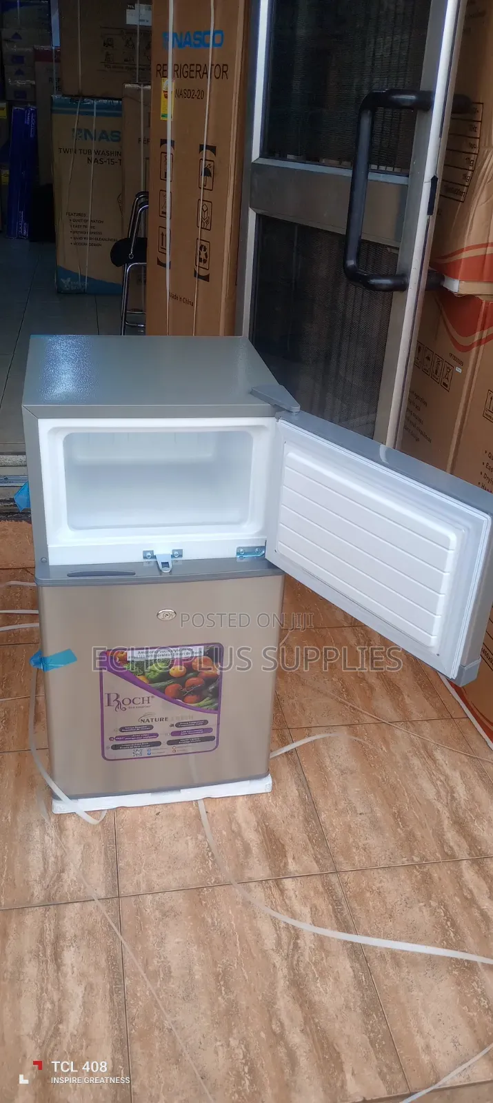 Roch Table Top 2 Door Fridge/80 Liters