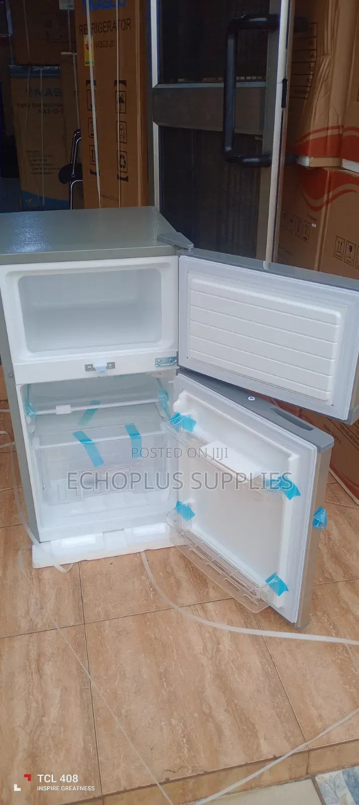Roch Table Top 2 Door Fridge/80 Liters