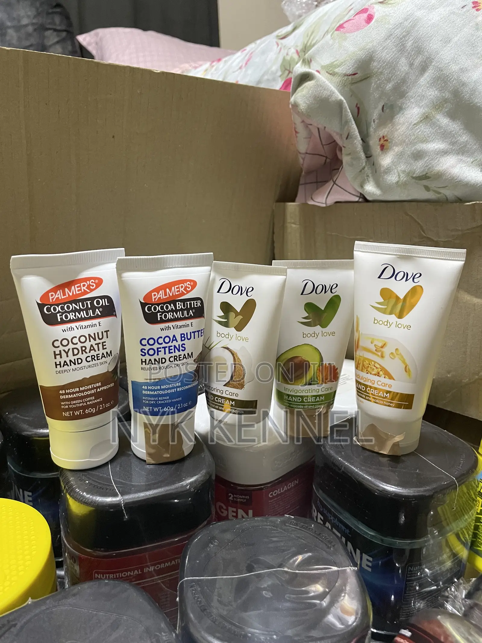 Hand Creams Both Palmers Dove