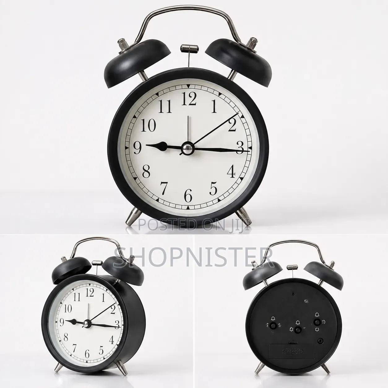 Classic Twin Bell Retro Alarm Clock
