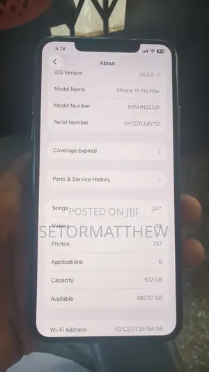 Apple iPhone 11 Pro Max 512 GB Graphite