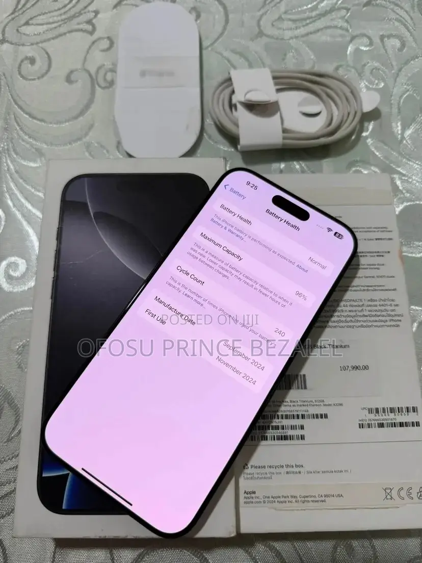 Apple iPhone 16 Pro Max 512 GB Black