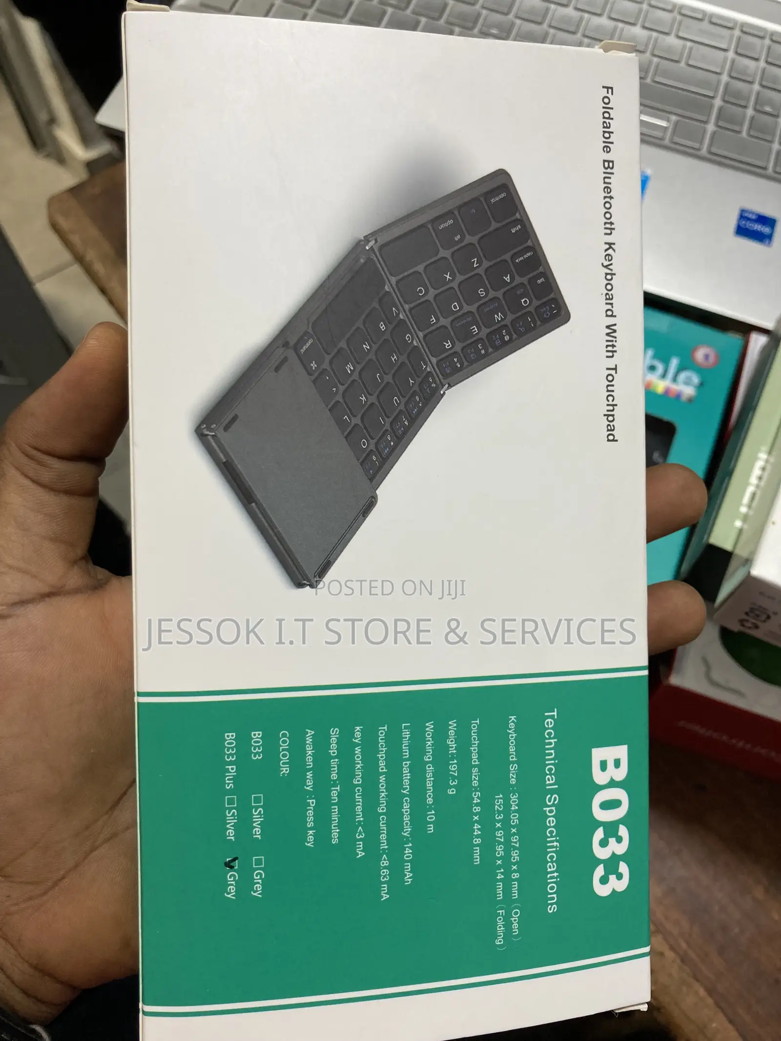 Foldable Bluetooth Keyboard With Touchpad
