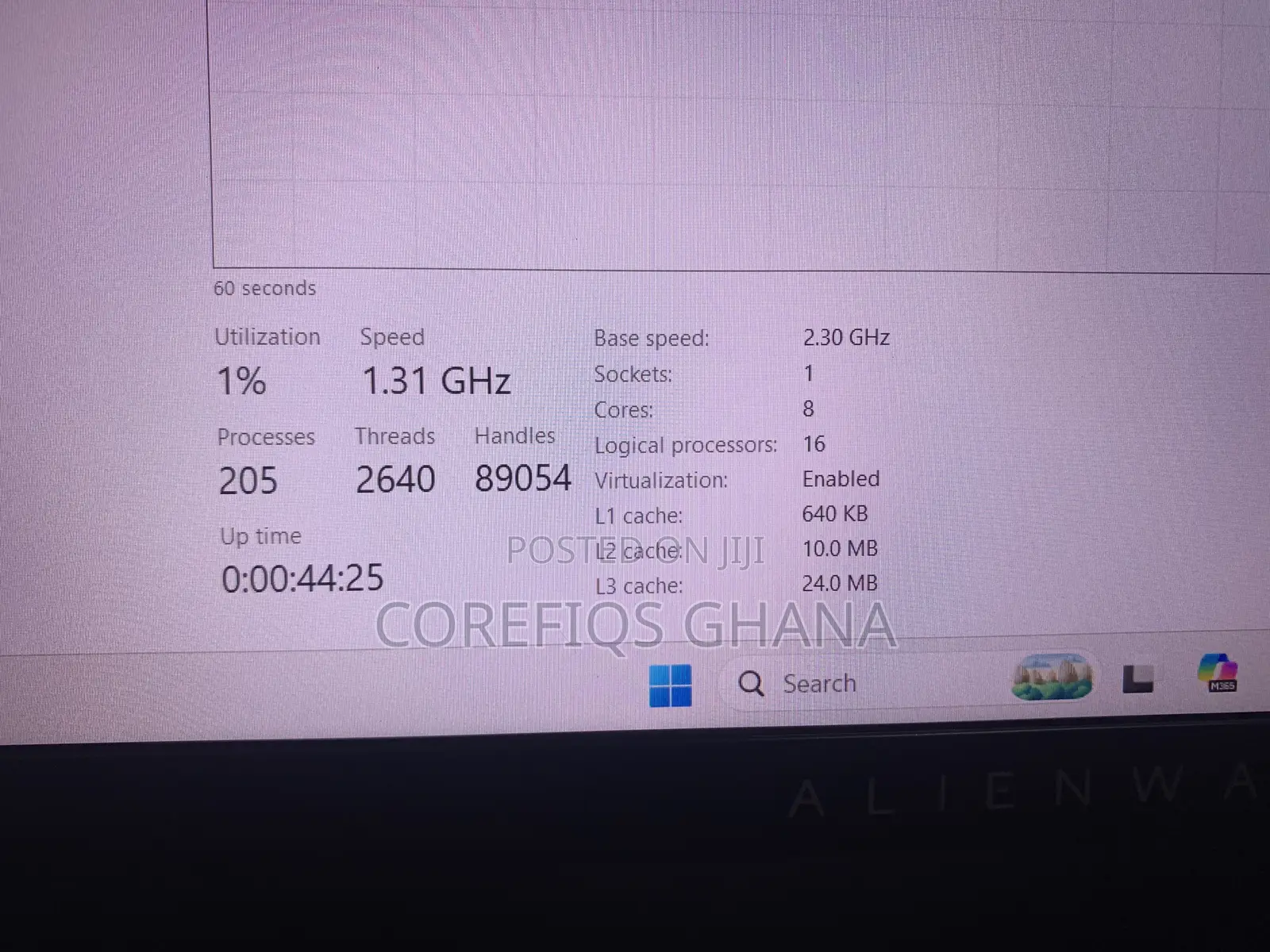 Laptop Dell Allenware M15 R5 32GB Intel Core i7 SSD 1T