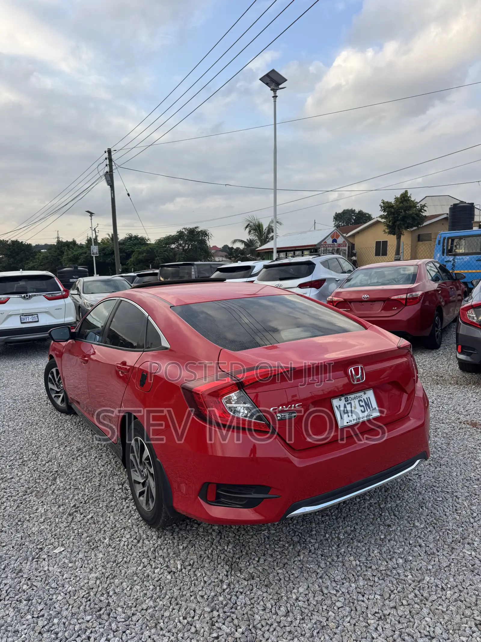 Honda Civic EX-L Sedan 2020 Red